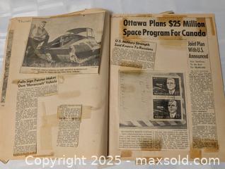 MaxSold Auction: NEWSPAPER CLIPPINGS SCRAPBOOK - Kingston (Ontario, Canada) SELLER MANAGED Downsizing Online Auction - Rosemund Crescent