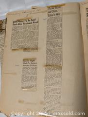 MaxSold Auction: NEWSPAPER CLIPPINGS SCRAPBOOK - Kingston (Ontario, Canada) SELLER MANAGED Downsizing Online Auction - Rosemund Crescent