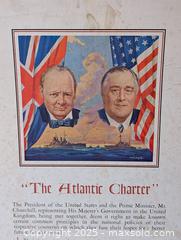 MaxSold Auction: THE ATLANTIC CHARTER POSTER - Kingston (Ontario, Canada) SELLER MANAGED Downsizing Online Auction - Rosemund Crescent