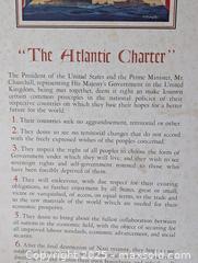 MaxSold Auction: THE ATLANTIC CHARTER POSTER - Kingston (Ontario, Canada) SELLER MANAGED Downsizing Online Auction - Rosemund Crescent
