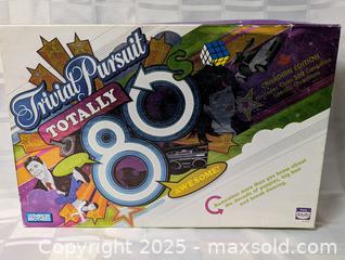 MaxSold Auction: TRIVIAL PURSUIT TOTALLY 80&#39;S BOARD GAME - Kingston (Ontario, Canada) SELLER MANAGED Downsizing Online Auction - Rosemund Crescent