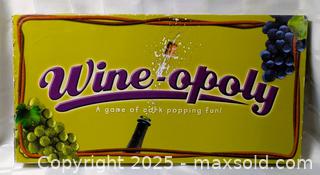 MaxSold Auction: WINE-OPOLY - MONOPOLY BOARD GAME - Kingston (Ontario, Canada) SELLER MANAGED Downsizing Online Auction - Rosemund Crescent