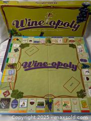 MaxSold Auction: WINE-OPOLY - MONOPOLY BOARD GAME - Kingston (Ontario, Canada) SELLER MANAGED Downsizing Online Auction - Rosemund Crescent