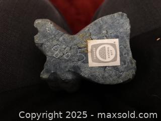 MaxSold Auction: 2 small Soapstone Carvings. Stone Figurines (Human Pair &#38; Bird) - Ottawa (Ontario, Canada) PARTNER MANAGED Estate Sale Online Auction - South River Drive