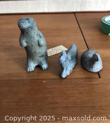 MaxSold Auction: 3 Small Grey Soapstone Animal Figures  - Ottawa (Ontario, Canada) PARTNER MANAGED Estate Sale Online Auction - South River Drive