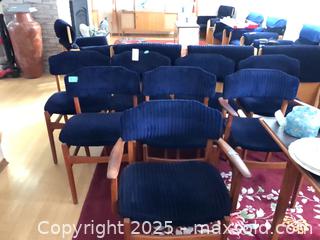 MaxSold Auction: 8 MCM Teak dining chairs - Ottawa (Ontario, Canada) PARTNER MANAGED Estate Sale Online Auction - South River Drive