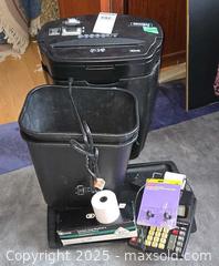 MaxSold Auction: Fellowes 'WIDE' Paper Shredder, Printing Calculator & Thermal Rolls - Ottawa (Ontario, Canada) PARTNER MANAGED Estate Sale Online Auction - South River Drive