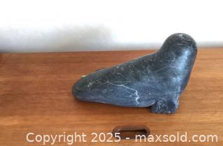 MaxSold Auction: Grey Soapstone Seal Figurine carving - Ottawa (Ontario, Canada) PARTNER MANAGED Estate Sale Online Auction - South River Drive