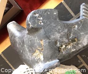 MaxSold Auction: Grey Soapstone Seal Figurine carving - Ottawa (Ontario, Canada) PARTNER MANAGED Estate Sale Online Auction - South River Drive