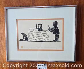 MaxSold Auction: Henry Napartok Inuit Print - Ottawa (Ontario, Canada) PARTNER MANAGED Estate Sale Online Auction - South River Drive