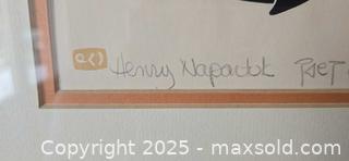 MaxSold Auction: Henry Napartuk Framed Signed Silhouette Print &#34;Piet and Beluga&#34; - Ottawa (Ontario, Canada) PARTNER MANAGED Estate Sale Online Auction - South River Drive