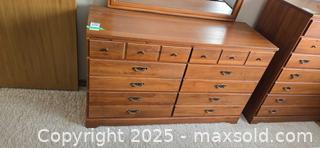MaxSold Auction: Kroehler Walnut Dresser with Attached Mirror - Ottawa (Ontario, Canada) PARTNER MANAGED Estate Sale Online Auction - South River Drive