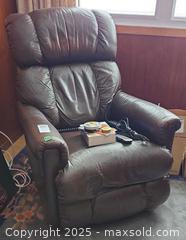 MaxSold Auction: La-Z-Boy Dark Brown Leather Power Recliner  - Ottawa (Ontario, Canada) PARTNER MANAGED Estate Sale Online Auction - South River Drive