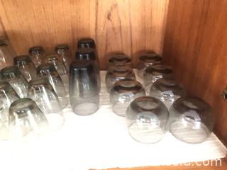 MaxSold Auction: Lot of Smoked Grey Glasses with Pitcher and Decanter B - Ottawa (Ontario, Canada) PARTNER MANAGED Estate Sale Online Auction - South River Drive