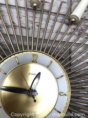 MaxSold Auction: MCM Starburst Wall Clock  - Ottawa (Ontario, Canada) PARTNER MANAGED Estate Sale Online Auction - South River Drive