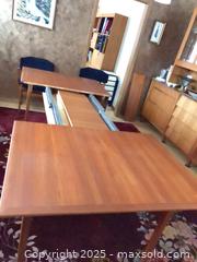 MaxSold Auction: MCM Teak Extendable Dining Table - Ottawa (Ontario, Canada) PARTNER MANAGED Estate Sale Online Auction - South River Drive