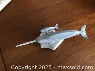 MaxSold Auction: Miniature Narwhal and Walrus Tusk - Ottawa (Ontario, Canada) PARTNER MANAGED Estate Sale Online Auction - South River Drive