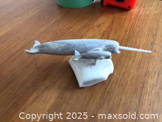 MaxSold Auction: Miniature Narwhal and Walrus Tusk - Ottawa (Ontario, Canada) PARTNER MANAGED Estate Sale Online Auction - South River Drive