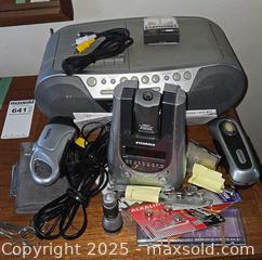 MaxSold Auction: Mixed Electronics Lot: Clock Radio Projector & CD/Cassette Boombox - Ottawa (Ontario, Canada) PARTNER MANAGED Estate Sale Online Auction - South River Drive