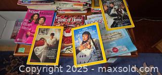 MaxSold Auction: Mixed Lot of 60–100 Magazines: Canadian Living, National Geographic, Food - Ottawa (Ontario, Canada) PARTNER MANAGED Estate Sale Online Auction - South River Drive
