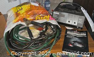 MaxSold Auction: MotoMaster Battery Charger and Jumper Cables - Ottawa (Ontario, Canada) PARTNER MANAGED Estate Sale Online Auction - South River Drive