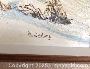 MaxSold Auction: Original Oil Painting on Canvas - Ottawa (Ontario, Canada) PARTNER MANAGED Estate Sale Online Auction - South River Drive