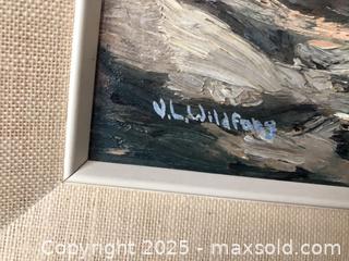 MaxSold Auction: Original V.L. Wildfong Oil Painting  - Ottawa (Ontario, Canada) PARTNER MANAGED Estate Sale Online Auction - South River Drive