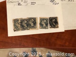 MaxSold Auction: Postage Stamps and Coins with Carrying Case  - Ottawa (Ontario, Canada) PARTNER MANAGED Estate Sale Online Auction - South River Drive