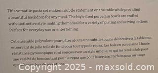 MaxSold Auction: President's Choice 7-Piece Porcelain Pasta Set - Ottawa (Ontario, Canada) PARTNER MANAGED Estate Sale Online Auction - South River Drive