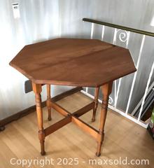 MaxSold Auction: Teak Octagonal  Gate Side Table  - Ottawa (Ontario, Canada) PARTNER MANAGED Estate Sale Online Auction - South River Drive