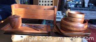 MaxSold Auction: Teak Serving items - Ottawa (Ontario, Canada) PARTNER MANAGED Estate Sale Online Auction - South River Drive