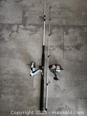 MaxSold Auction: UglyStik ~ Spinning Combo  with Shakespeare Real  Plus Zebco - Mesa (Arizona, USA) SELLER MANAGED Downsizing Online Auction - South 96th Street