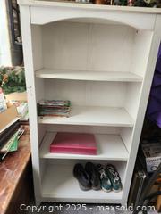 MaxSold Auction: White Bookshelves  - Mesa (Arizona, USA) SELLER MANAGED Downsizing Online Auction - South 96th Street