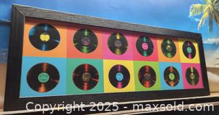 MaxSold Auction: Framed Vinyl Records Pop Art Print  - New Westminster (British Columbia, Canada) SELLER MANAGED Downsizing Online Auction -  Hamilton Street