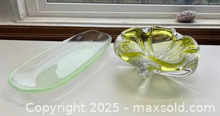 MaxSold Auction: Joseph Hospodka for  Chribska Green Glass Lot - New Westminster (British Columbia, Canada) SELLER MANAGED Downsizing Online Auction -  Hamilton Street