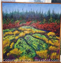 MaxSold Auction: Large Singed Framed original Landscape Painting - New Westminster (British Columbia, Canada) SELLER MANAGED Downsizing Online Auction -  Hamilton Street