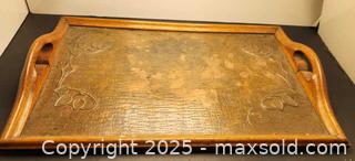 MaxSold Auction: Oak and copper tray - New Westminster (British Columbia, Canada) SELLER MANAGED Downsizing Online Auction -  Hamilton Street