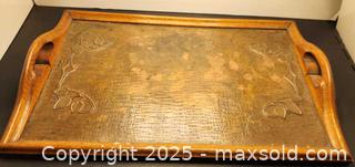MaxSold Auction: Oak and copper tray - New Westminster (British Columbia, Canada) SELLER MANAGED Downsizing Online Auction -  Hamilton Street