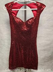 MaxSold Auction: Red Glittery Sequin Guess Dress - New Westminster (British Columbia, Canada) SELLER MANAGED Downsizing Online Auction -  Hamilton Street