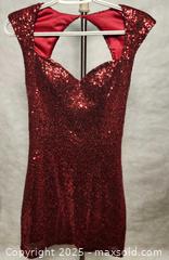 MaxSold Auction: Red Glittery Sequin Guess Dress - New Westminster (British Columbia, Canada) SELLER MANAGED Downsizing Online Auction -  Hamilton Street