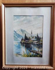 MaxSold Auction: St. Lawrence Church at Lake Tegernsee Signed Art - New Westminster (British Columbia, Canada) SELLER MANAGED Downsizing Online Auction -  Hamilton Street