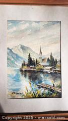 MaxSold Auction: St. Lawrence Church at Lake Tegernsee Signed Art - New Westminster (British Columbia, Canada) SELLER MANAGED Downsizing Online Auction -  Hamilton Street