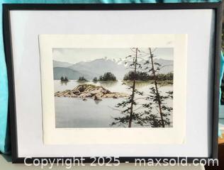 MaxSold Auction: This is a limited edition print titled "Azure Shores" by the Canadian artist Frank Townsley.  Number 20 of 29 - New Westminster (British Columbia, Canada) SELLER MANAGED Downsizing Online Auction -  Hamilton Street