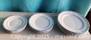 MaxSold Auction: Villeroy and Boch Plate Set Casa Azul Modesto 14 pcs total - New Westminster (British Columbia, Canada) SELLER MANAGED Downsizing Online Auction -  Hamilton Street