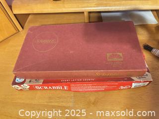 MaxSold Auction: 2 vintage scrabble games - Hiram (Georgia, USA) SELLER MANAGED Reseller Online Auction - Hiram Acworth Highway (STORAGE)