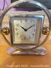MaxSold Auction: Art Deco Table Clock - Hiram (Georgia, USA) SELLER MANAGED Reseller Online Auction - Hiram Acworth Highway (STORAGE)