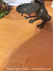 MaxSold Auction: Bronze Frog Candlestick Holder - Hiram (Georgia, USA) SELLER MANAGED Reseller Online Auction - Hiram Acworth Highway (STORAGE)
