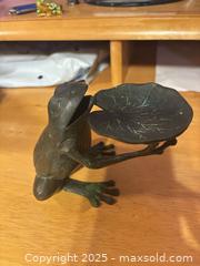 MaxSold Auction: Bronze Frog Candlestick Holder - Hiram (Georgia, USA) SELLER MANAGED Reseller Online Auction - Hiram Acworth Highway (STORAGE)