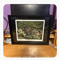 MaxSold Auction: Carcassonne Castle Print - Hiram (Georgia, USA) SELLER MANAGED Reseller Online Auction - Hiram Acworth Highway (STORAGE)