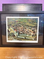 MaxSold Auction: Carcassonne Castle Print - Hiram (Georgia, USA) SELLER MANAGED Reseller Online Auction - Hiram Acworth Highway (STORAGE)